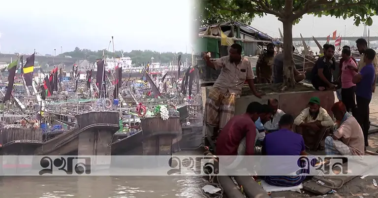 বেকার সময় পার করছেন জেলেরা